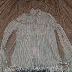 Aeropostale Multicolor Striped Blouse